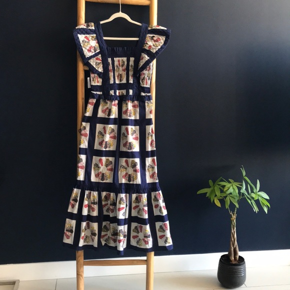 Sea New York Dresses Sea New York Pippin Patchwork Smocked Apron